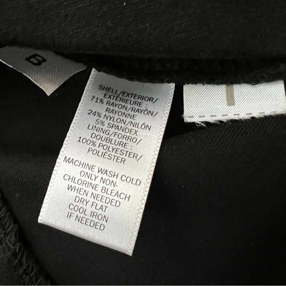 Ann Taylor LOFT Black A-Line Skater Dress with Pockets - Picture 6 of 12
